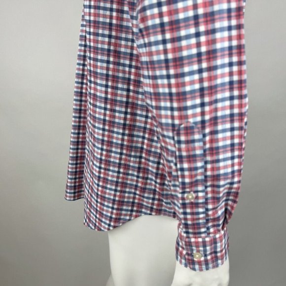 Vineyard Vines Crescent Bay Harbor Shirt Mens M Long Sleeve Button-up Pockets - Picture 7 of 14